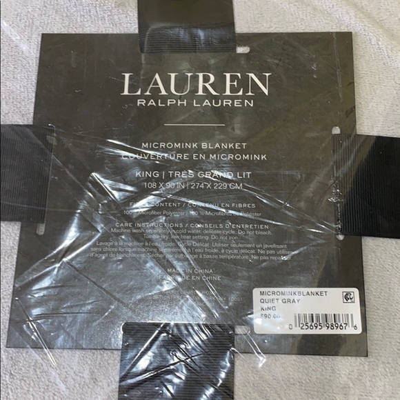 Ralph Lauren Blanket KING - Picture 7 of 10